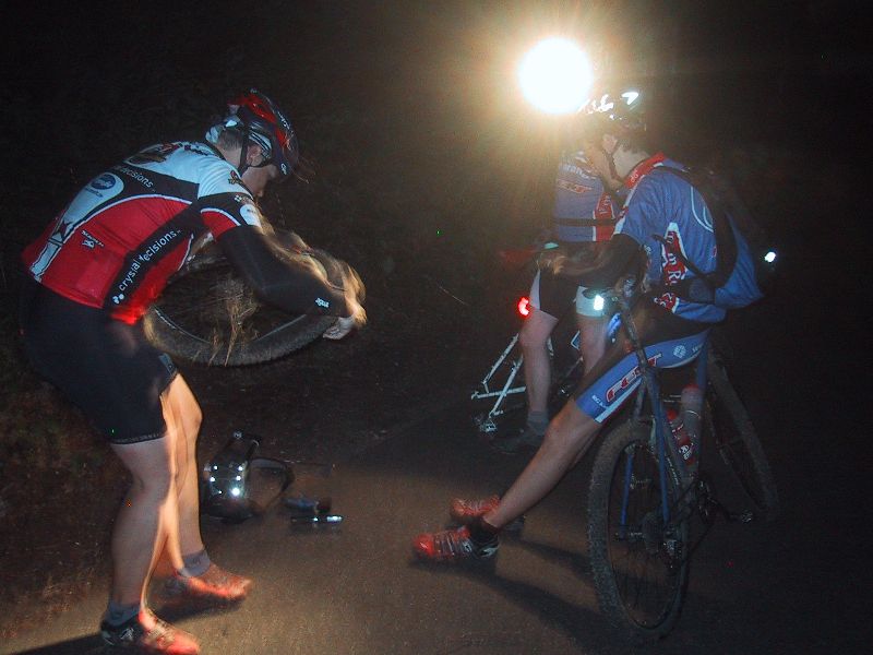 Schlauchwechsel bei Flutlicht